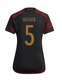 Tyskland Thilo Kehrer #5 Replika Borta Kläder Dam VM 2022 Kortärmad